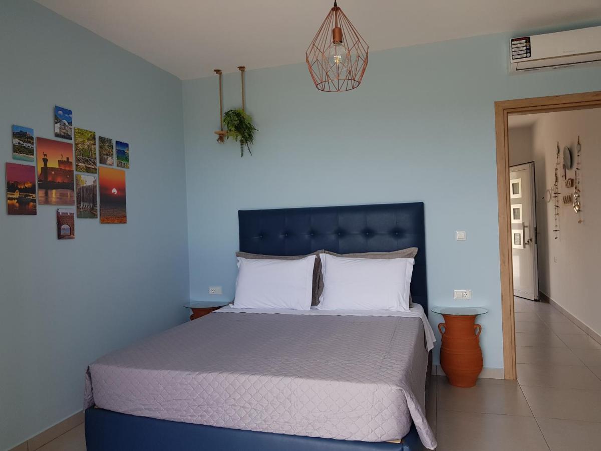 Galazia Thea Apartments Архангелос Екстериор снимка