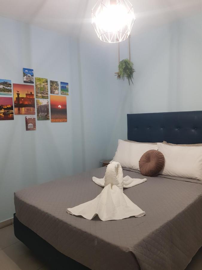 Galazia Thea Apartments Архангелос Екстериор снимка