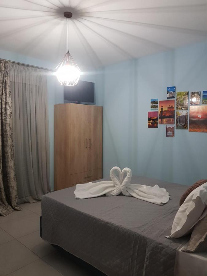 Galazia Thea Apartments Архангелос Екстериор снимка